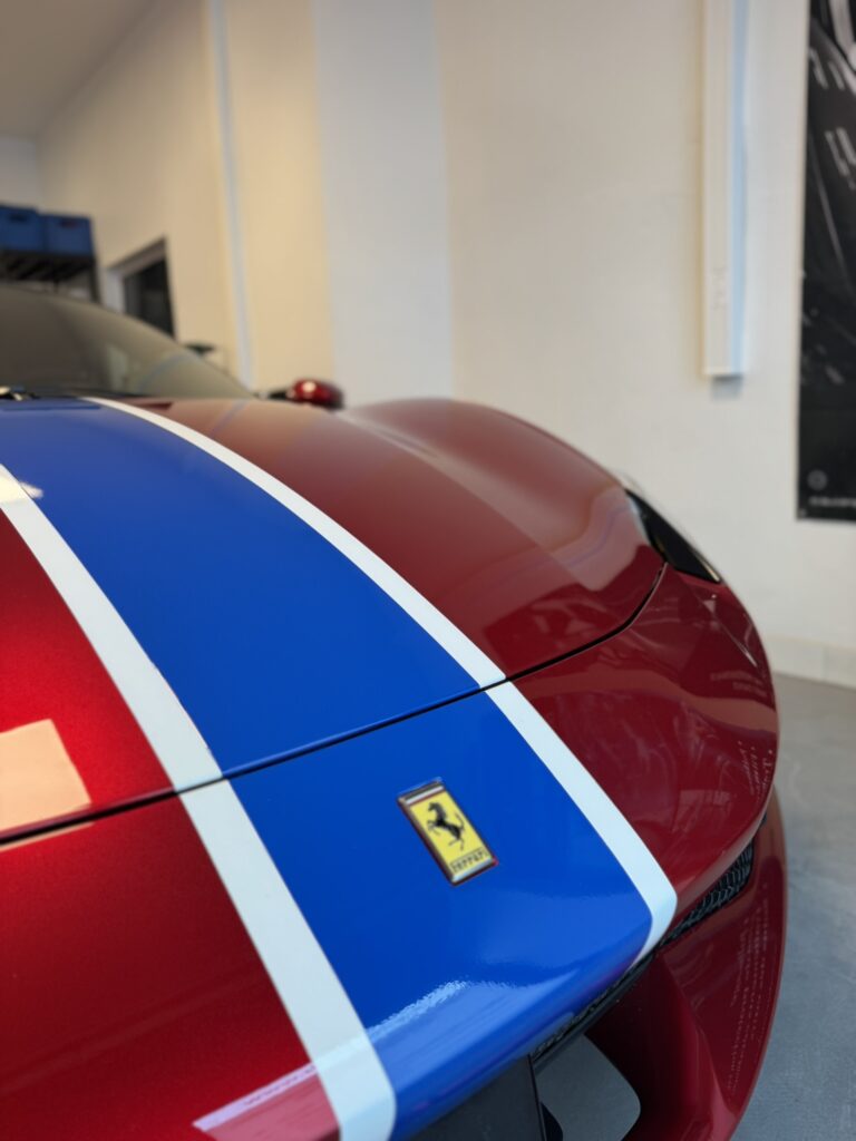Film de protection PPF sur Ferrari 296